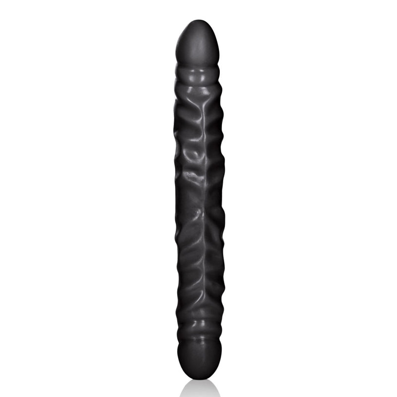 CalExotics Veined Double Dong Negro 12" (31 cm)