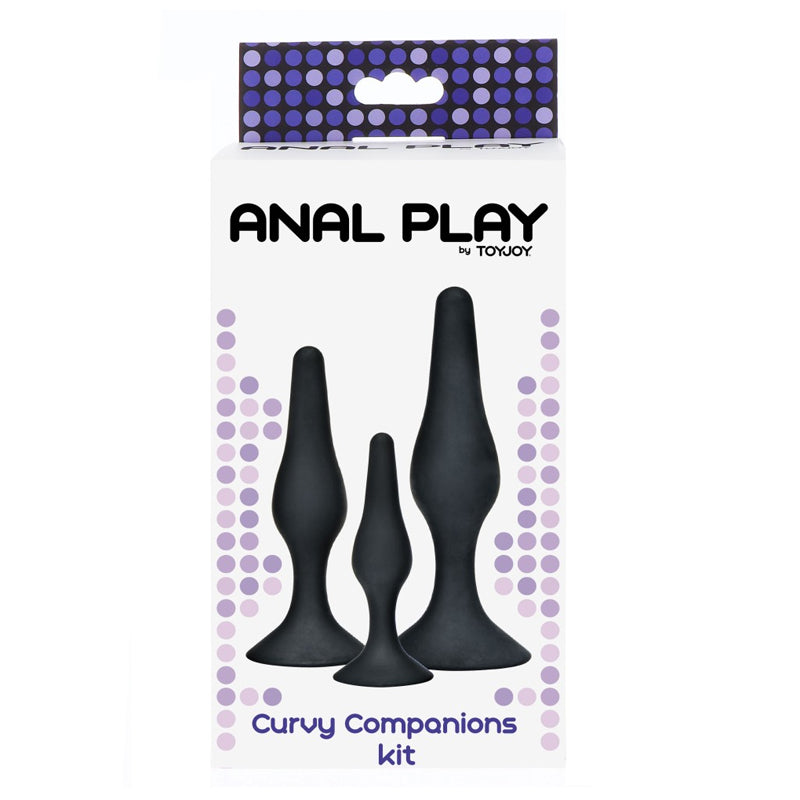 ToyJoy Kit Compañeros Curvy Anal Play 3uds