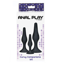 ToyJoy Kit Compañeros Curvy Anal Play 3uds