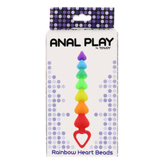 ToyJoy Anal Play Rainbow Heart Beads Edición PRIDE