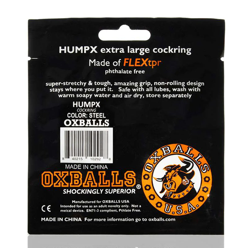 Anillo para el pene Oxballs HumpX - gris acero