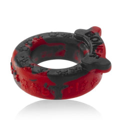 Anillo para el pene Oxballs Boner - Rojo y negro